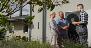Heat pump installation