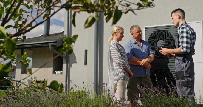 Heat pump installation