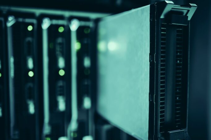 server-room-fire-protection Server racks in a data centre